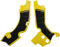 ACERBIS X-Grip Frame Guards - Yellow/Black 2630531017