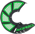 ACERBIS X-Brake Disc Cover - Black/Green 2449491043