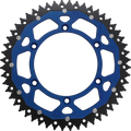 MOOSE RACING Dual Sprocket - Blue - 52 Tooth 1210-251-52-12X