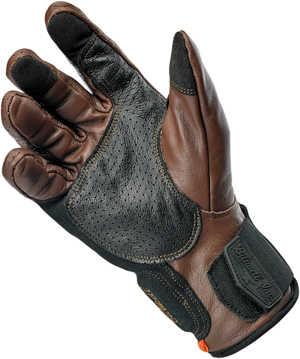 BILTWELL Borrego Gloves - Chocolate/Black - XS 1506-0201-301