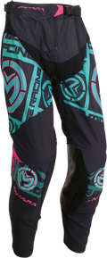MOOSE RACING Sahara Pants - Black/Teal/Pink - 36 2901-9923