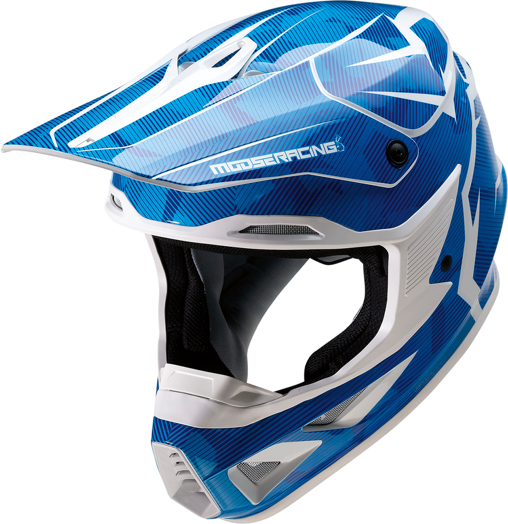 MOOSE RACING F.I. Helmet - Agroid Camo - MIPS® - Blue/White - 2XL 0110-7771