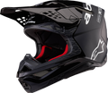 ALPINESTARS Supertech M10 Helmet - Flood - MIPS® - Black/Dark Gray - Large 8301023-1310-L