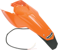 UFO Enduro Rear Fender - with Light - '98 - '20 KTM Orange KT03097-127