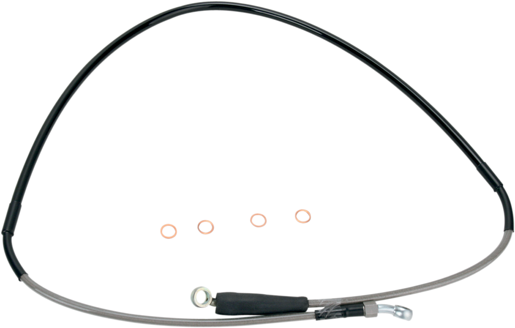MOOSE RACING Brake Line - Front - Stainless Steel - DR-Z 400 S S01-1-036/P