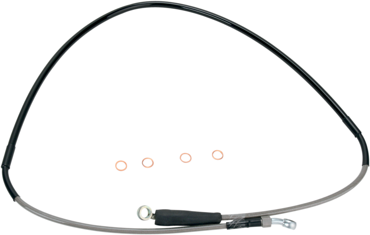 MOOSE RACING Brake Line - Front - Stainless Steel - DR-Z 400 S S01-1-036/P