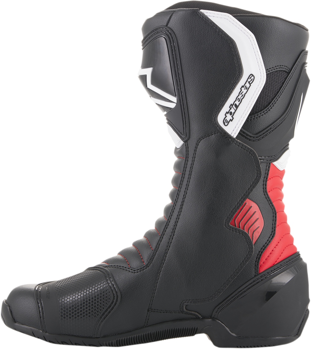 ALPINESTARS SMX-6 v2 Boots - Black/Red - US 9 / EU 43 22230171343
