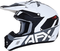AFX FX-17 Helmet - Aced - Matte White/White - XL 0110-6497