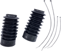 DRAG SPECIALTIES Rubber Fork Boots - 49 mm - 7" L C23-0222