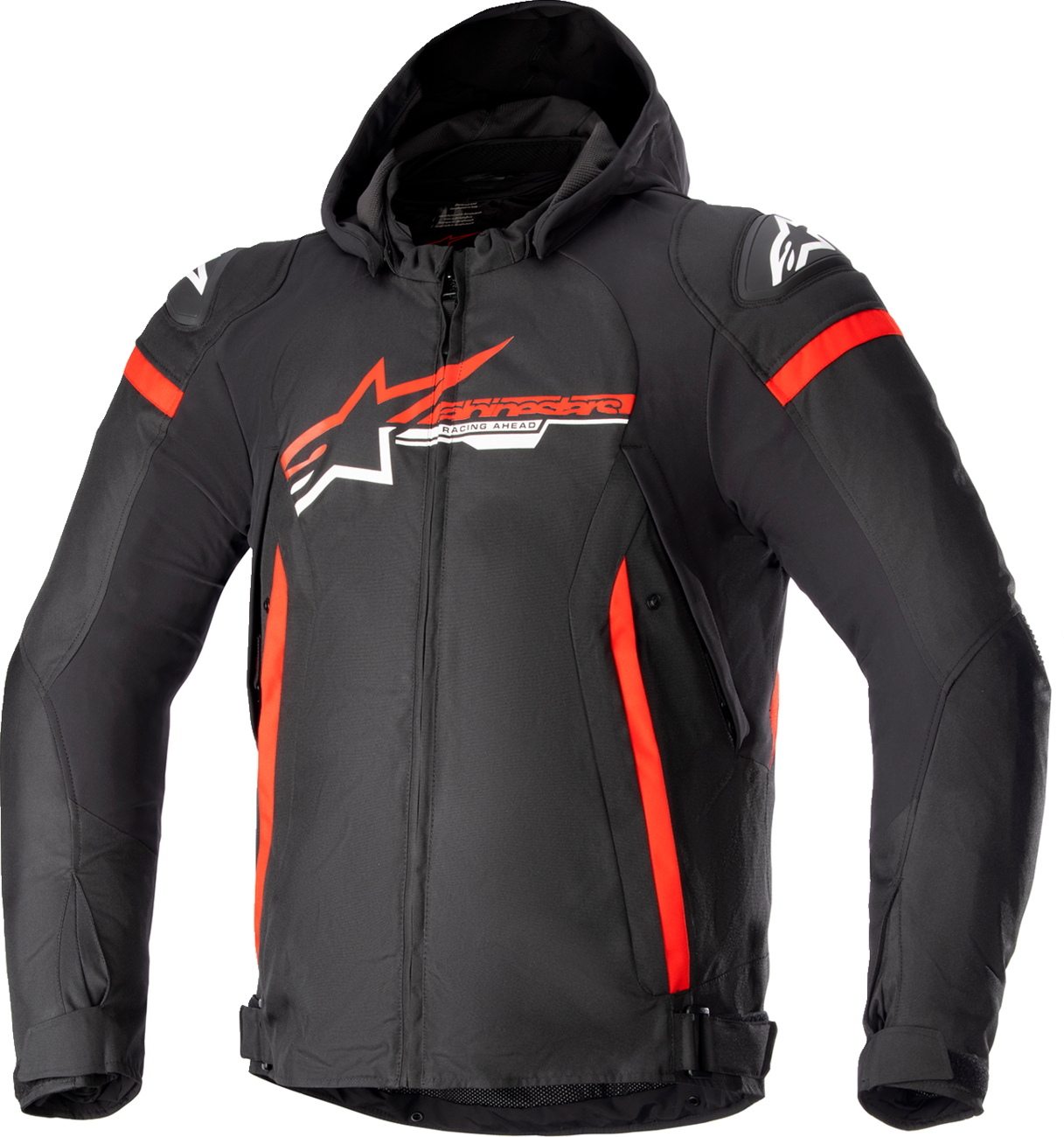 ALPINESTARS Zaca Waterproof Jacket - Black/Red/White - Small 3206423-1342-S