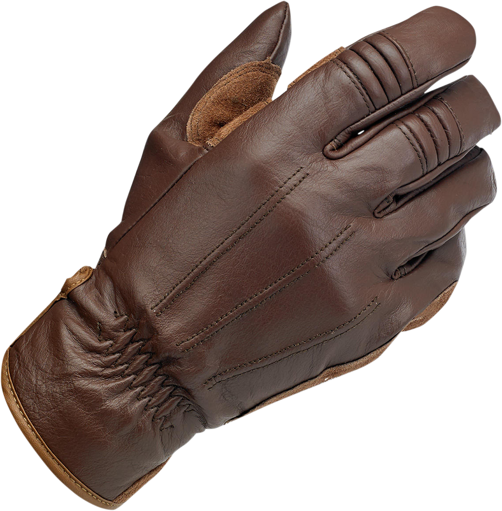 BILTWELL Work Gloves - Chocolate/Suede - Small 1503-0202-002
