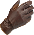 BILTWELL Work Gloves - Chocolate/Suede - Small 1503-0202-002