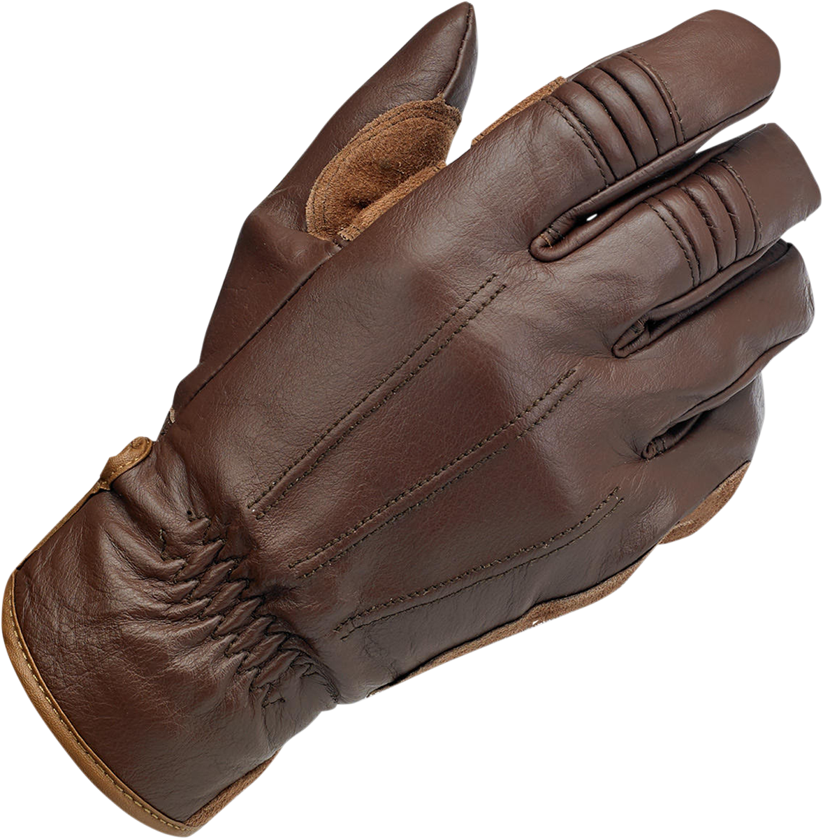 BILTWELL Work Gloves - Chocolate/Suede - Small 1503-0202-002