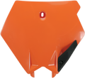 UFO Front Number Plate - Orange KT03075-127