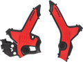 ACERBIS X-Grip Frame Guards - Black/Red - CRF300 2979621042