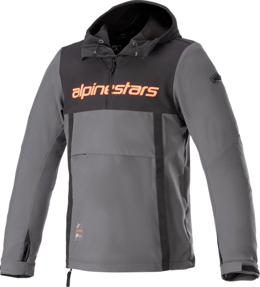 ALPINESTARS Sherpa Jacket - Black/Gray - 4XL 4208123-1134-4X