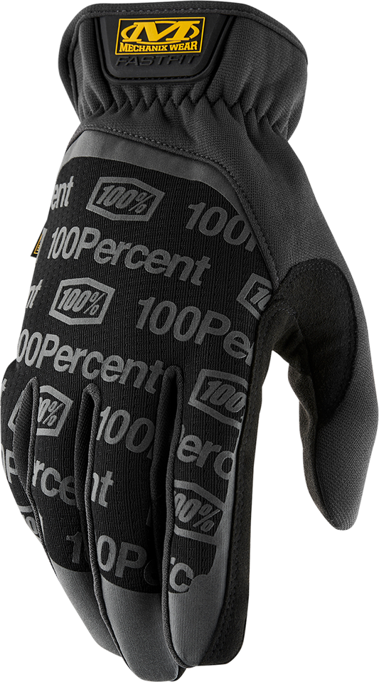 100% Fastfit® Gloves - Black - XL 100-MFF-05-011