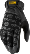 100% Fastfit® Gloves - Black - Large 100-MFF-05-010