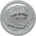 DRAG SPECIALTIES Gas Cap - Vented Live To Ride - Chrome 72644