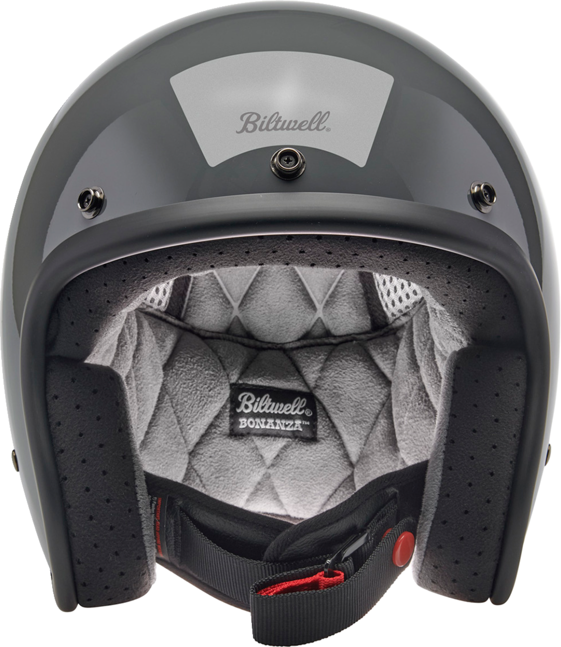 BILTWELL Bonanza Helmet - Gloss Storm Gray - Medium 1001-165-203