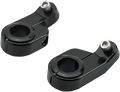 BILTWELL O/S Speed Clamps - Black Electroplated - Angled 6903-201