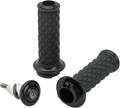 BILTWELL Grips - Alumicore - Dual Cable - Black 6604-201-01
