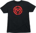 MOOSE RACING Fractured T-Shirt - Black/Red - 2XL 3030-22762