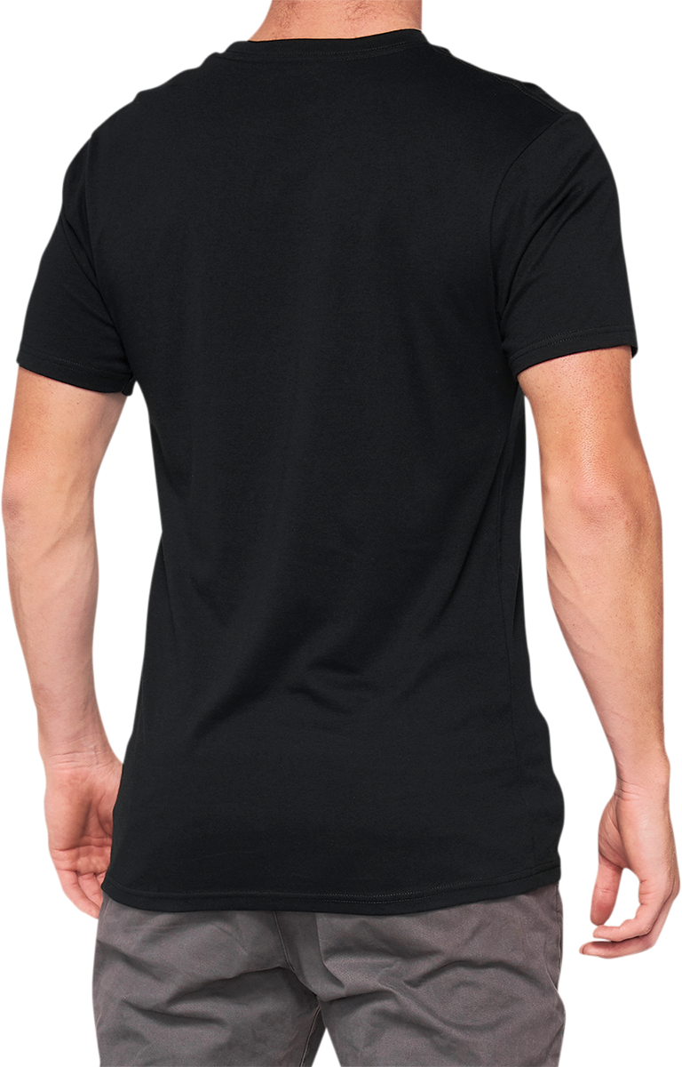 100% Essential T-Shirt - Black/Snake - Large 32016-462-12