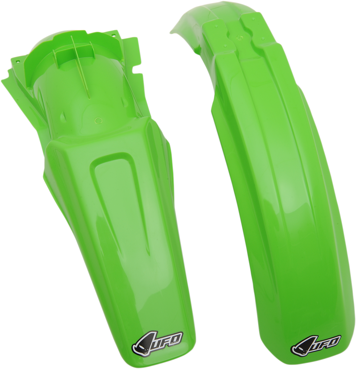 UFO Front and Rear MX Fender Kit - Green KAFK200-999