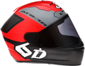 6D ATS-1R Helmet - Wyman - Red/Gray - Medium 30-0736