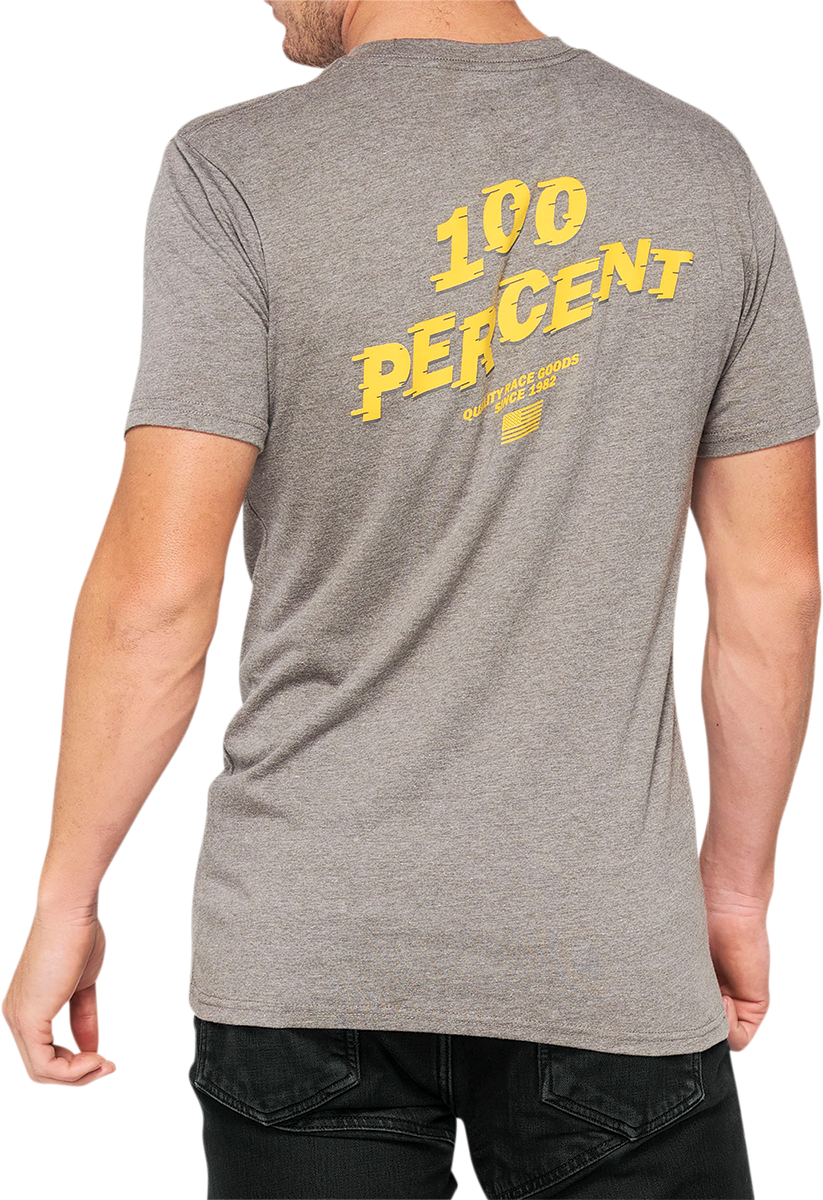 100% Dakota T-Shirt - Heather Gray - Medium 32130-188-11