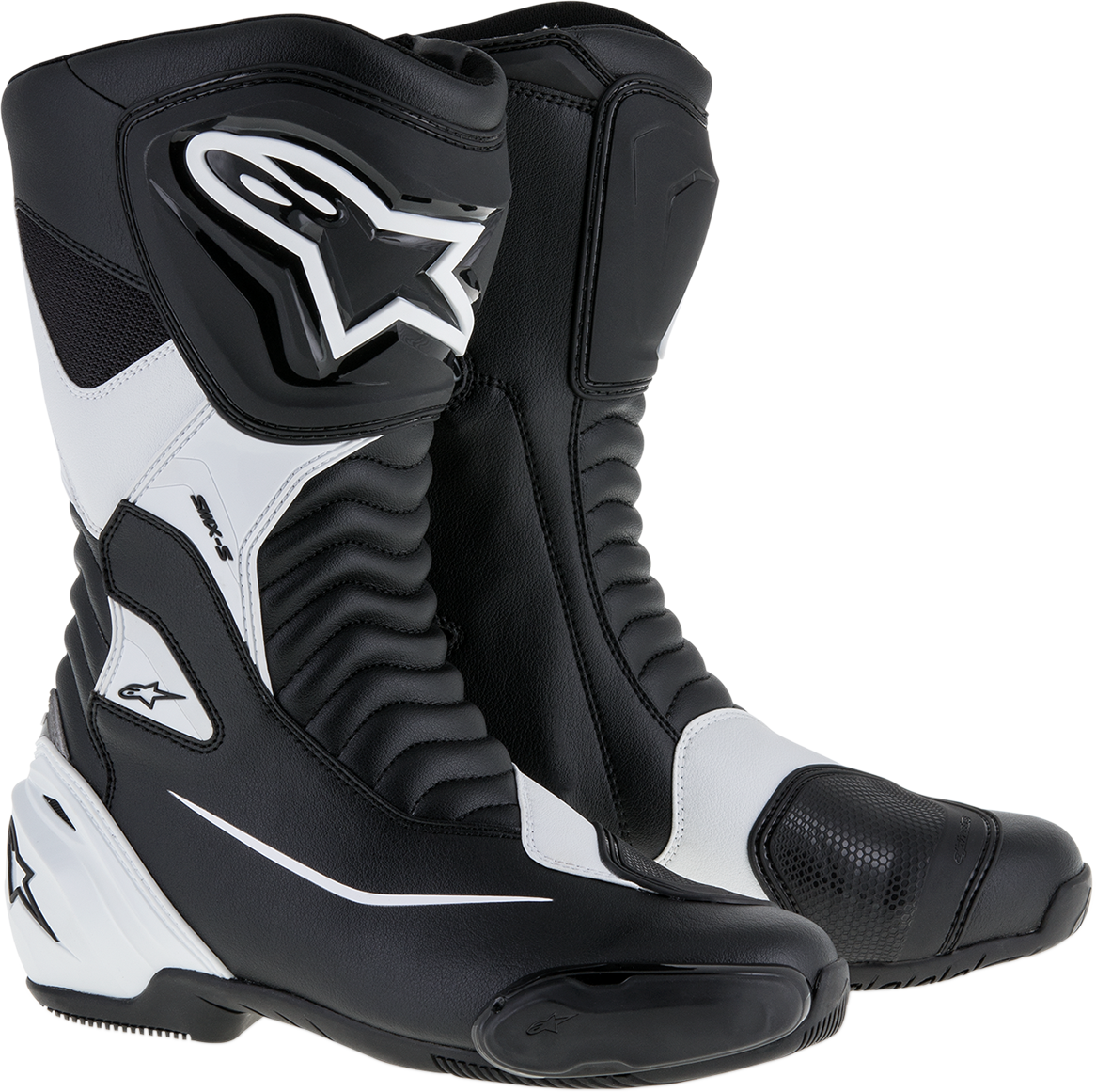 ALPINESTARS SMX-S Boots - Black/White - US 13.5 / EU 49 2223517-12-49