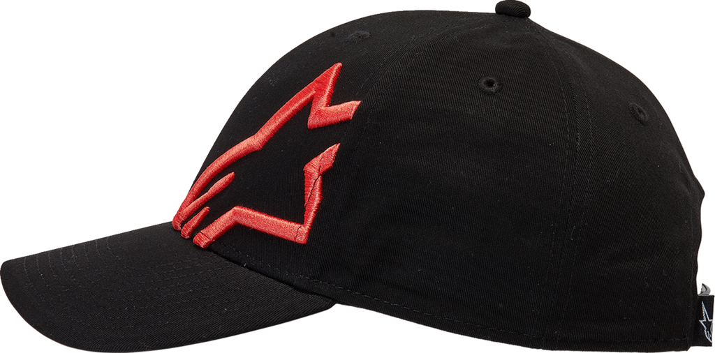 ALPINESTARS Corp Snap 2 Hat - Black/Warm Red - One Size 1211810091523OS