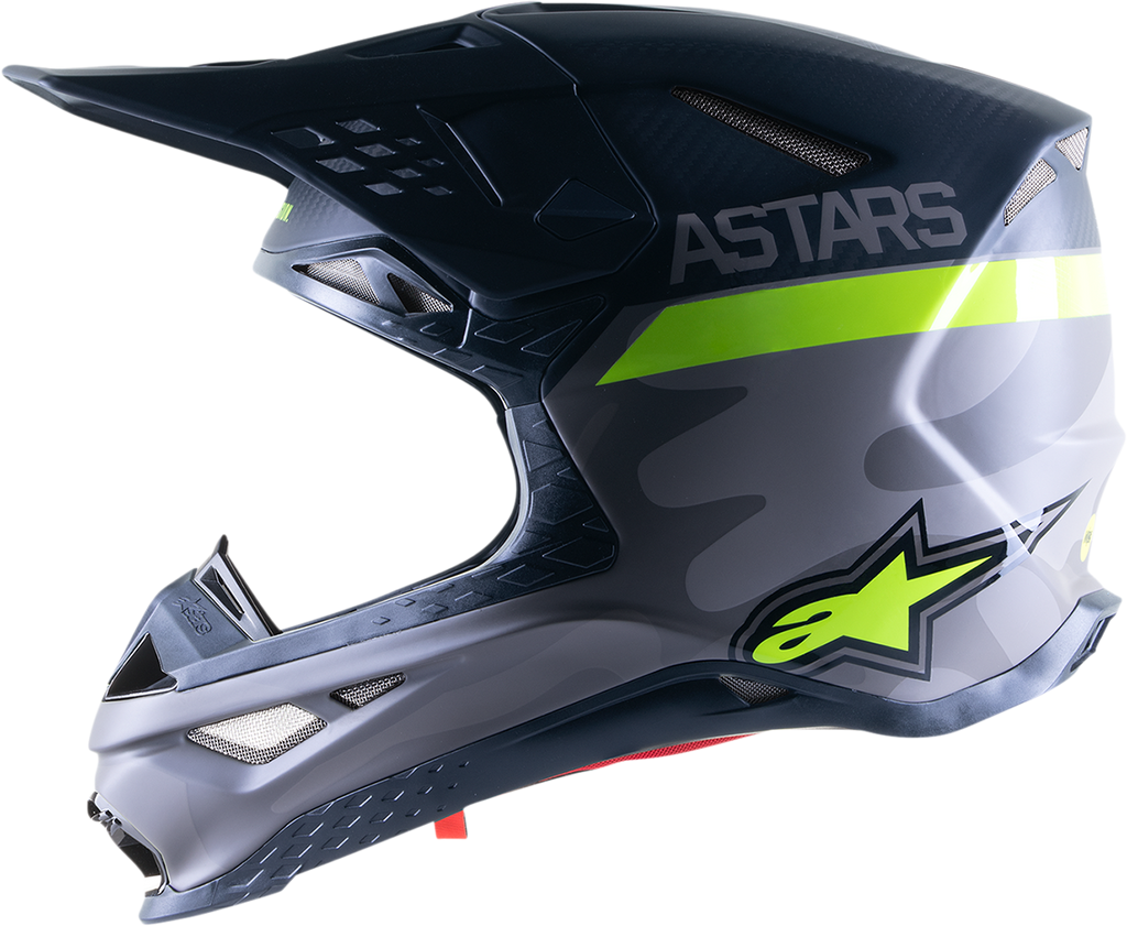 ALPINESTARS S-M10 Helmet Ams21 Grey/Yellow Fluo/Black M&g Xs 8302421-9059-XS