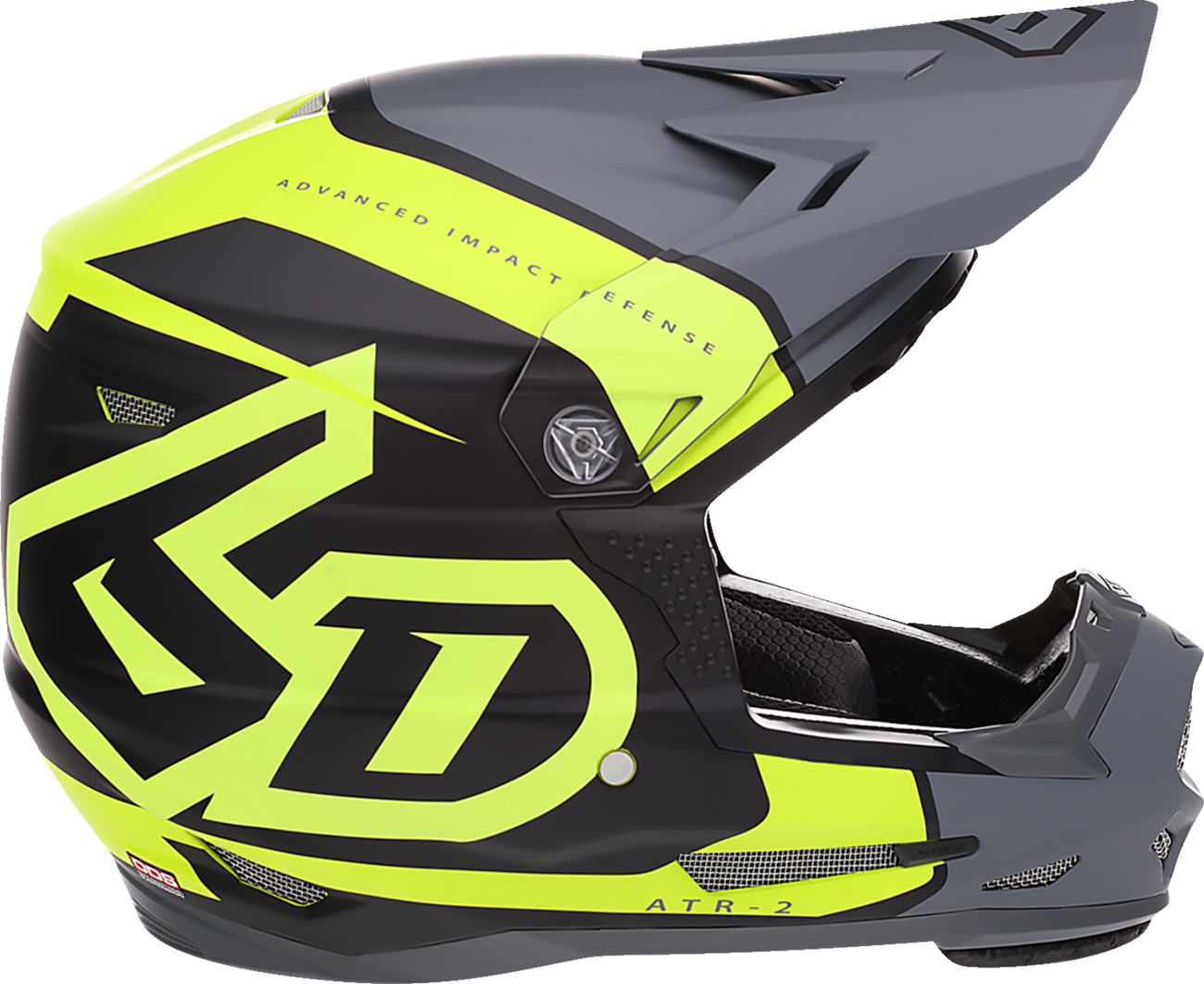 6D ATR-2Y Helmet - Torque - Neon Yellow - Large 11-6522