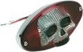 DRAG SPECIALTIES Taillight - Red Cat Eye with Skull Face 12-0403RCR-BC3