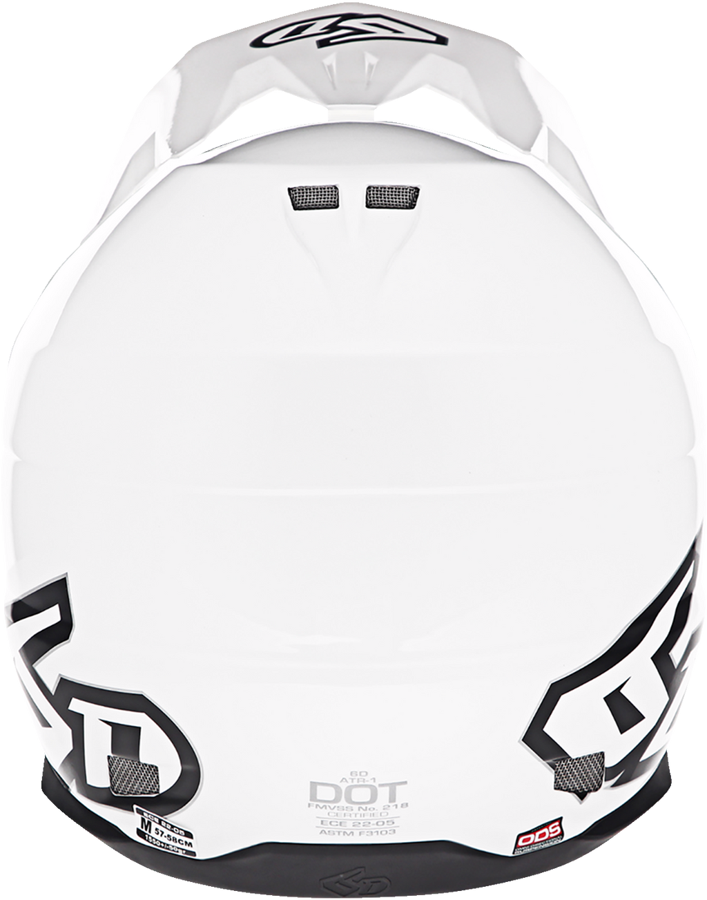6D ATR-1 Helmet - White - XS 10-3724