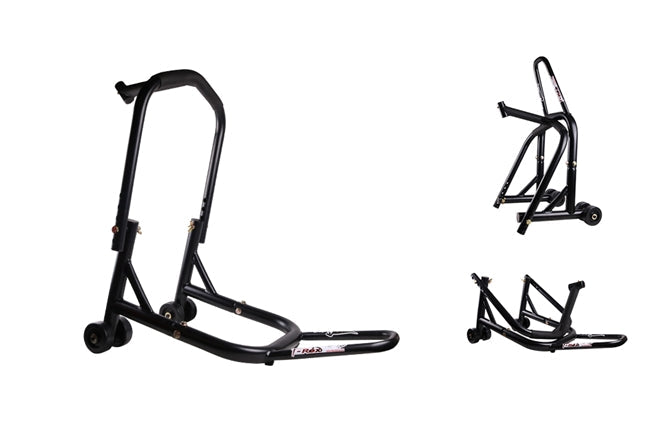 T-rex racing black front & rear & triple tree motorcycle stand v