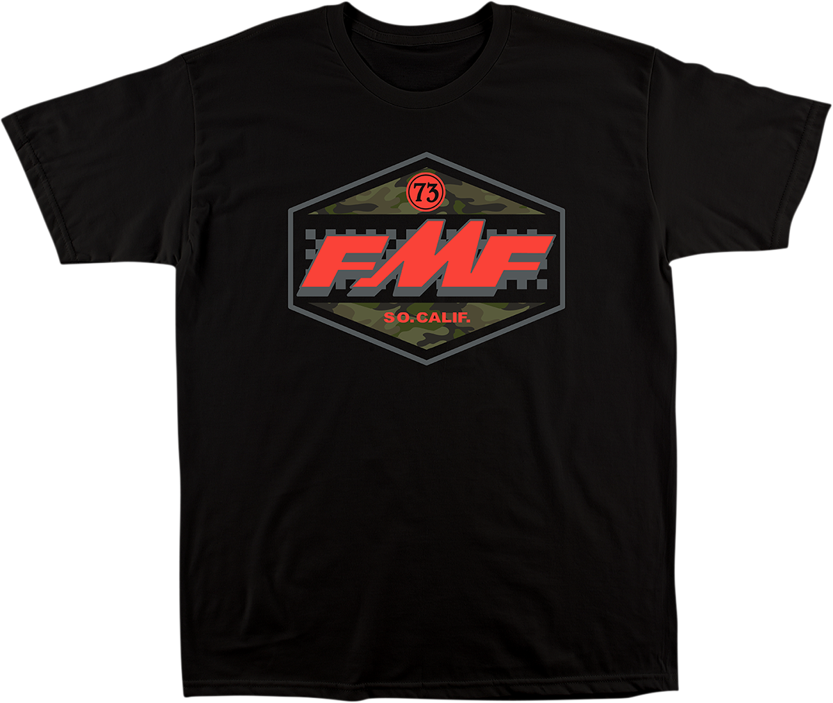 FMF Holeshot T-Shirt - Black - Large SP21118906BKLG 3030-20497