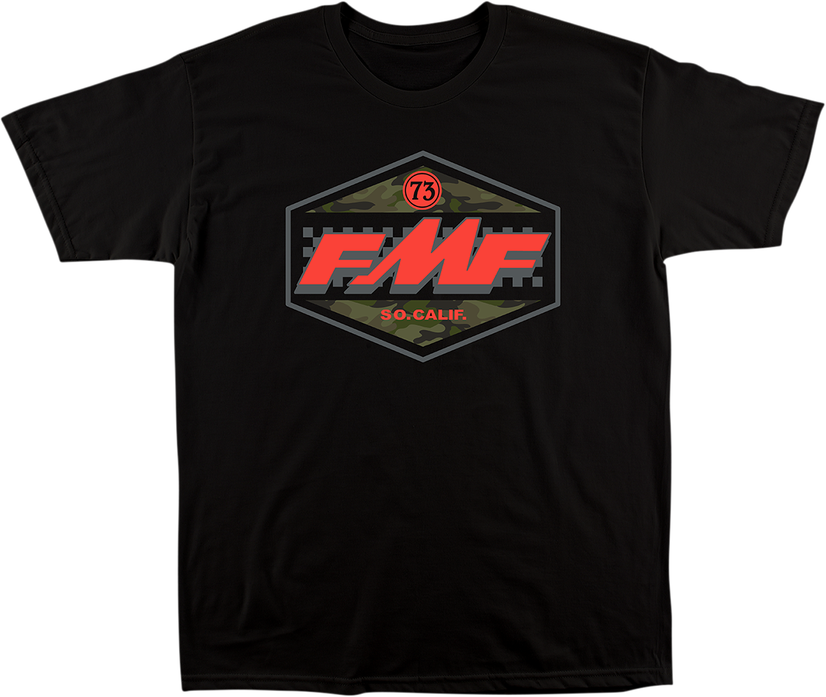 FMF Holeshot T-Shirt - Black - Small SP21118906BKSM 3030-20495