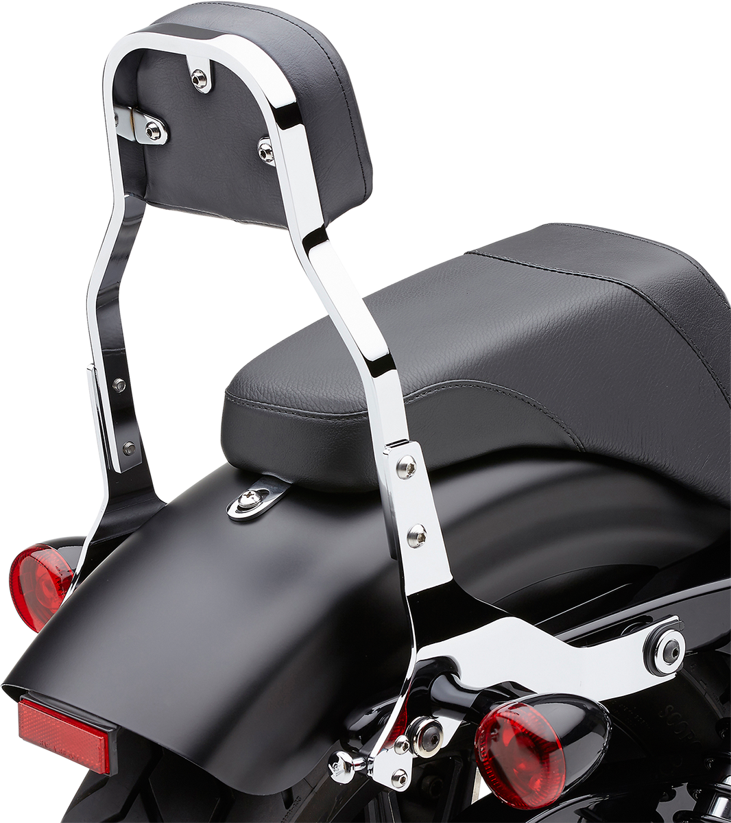 COBRA Backrest Kit - 11" - Chrome - Dyna 602-2024