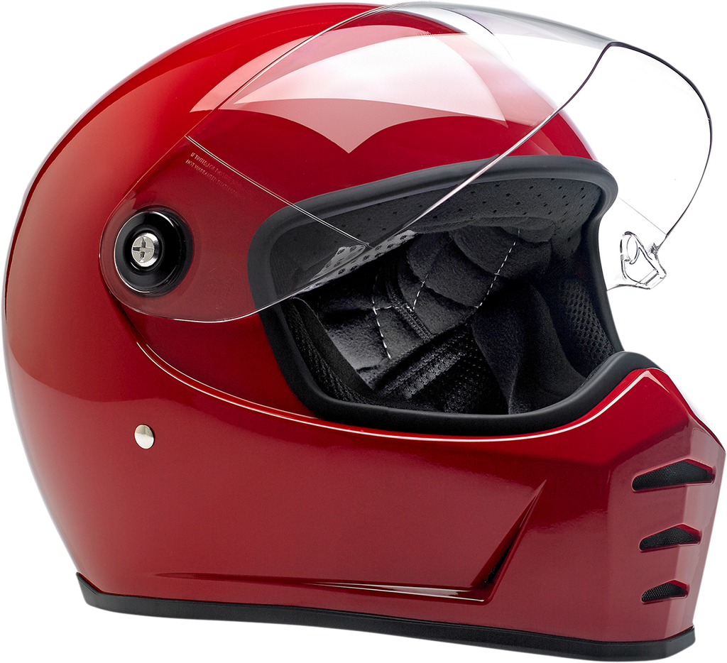 BILTWELL Lane Splitter Helmet - Gloss Blood Red - Small 1004-837-102