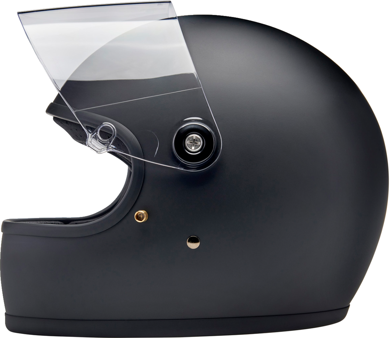 BILTWELL Gringo S Helmet - Flat Black - Small 1003-201-502