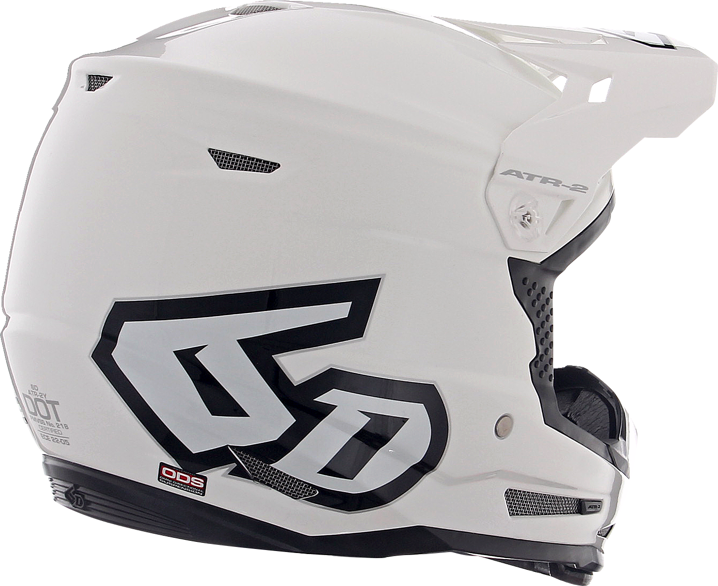 6D ATR-2Y Helmet - Gloss White - Small 11-5610