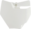 UFO Front Number Plate - 2020 White KT04087042