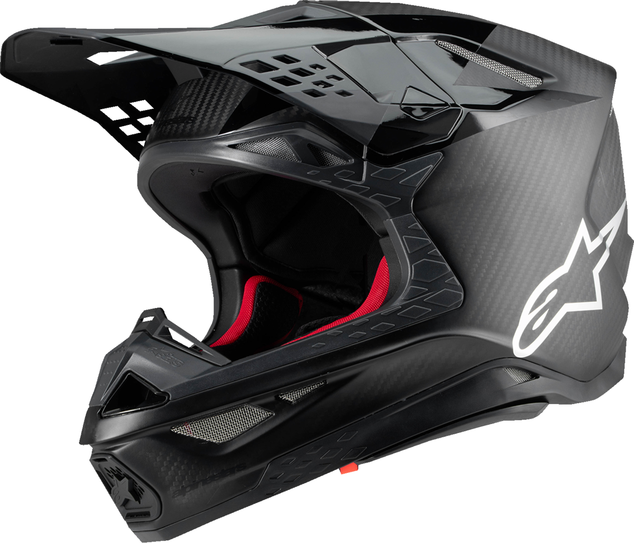 ALPINESTARS Supertech M10 Helmet - Fame - MIPS® - Black Carbon - Medium 8300423-1902-M