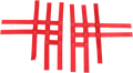 MOTORSPORT PRODUCTS Nerf Bar Net - Red - Yamaha/Honda 81-0303
