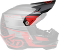 6D ATR-2 Visor - Mach - Red 72-6118