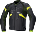 ALPINESTARS GP Plus R v3 Rideknit Leather Jacket - Black/Yellow Fluo- US 44 / EU 54 310032115554