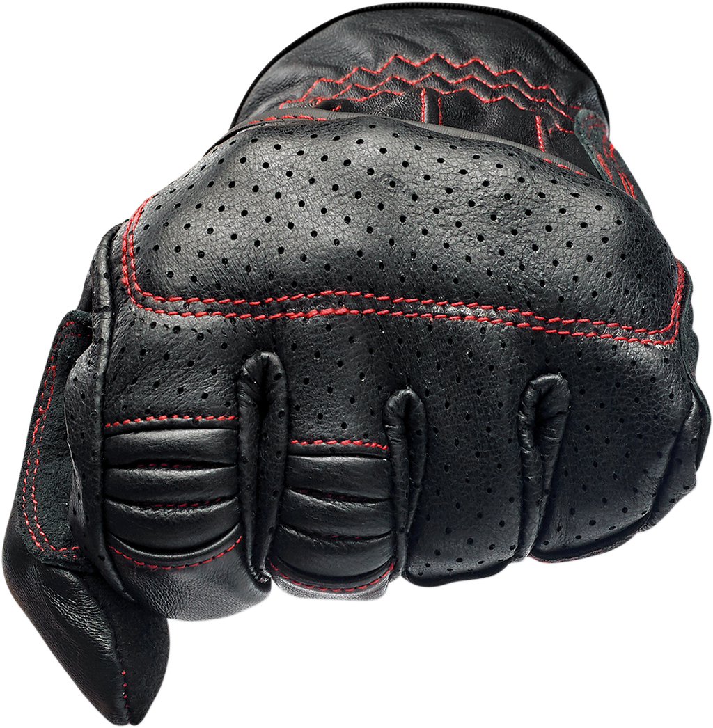 BILTWELL Borrego Gloves - Redline - XL 1506-0108-305